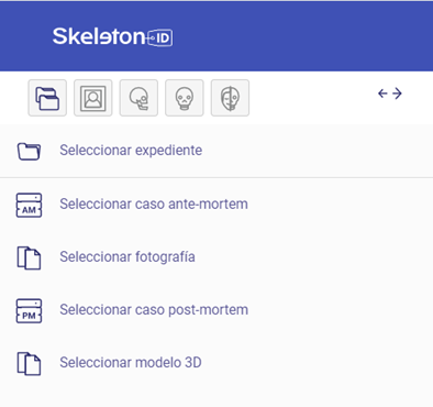 Skeleton·ID case selector options